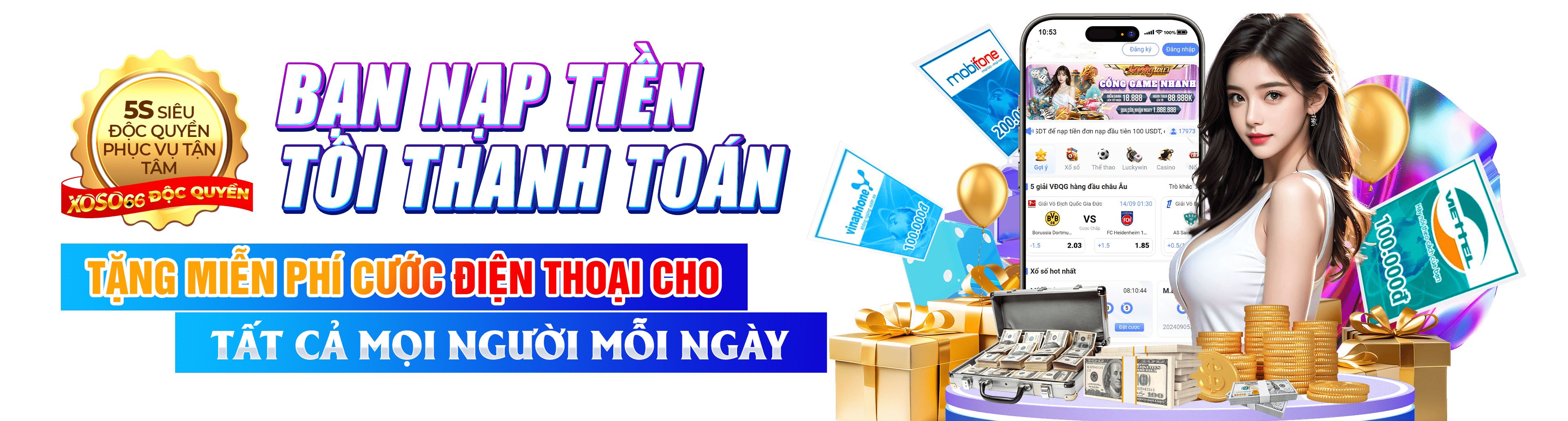 Hình ảnh quảng cáo của f777 hiển thị nền tảng và các lợi ích