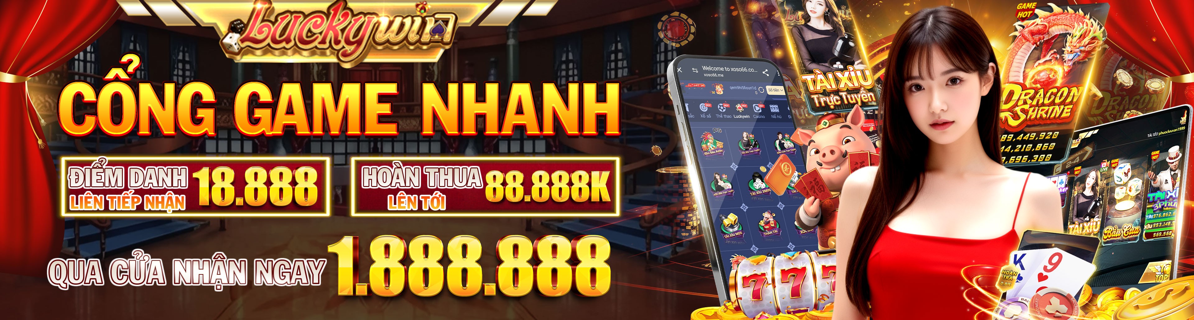 Hình ảnh quảng cáo của f777 hiển thị nền tảng và các lợi ích